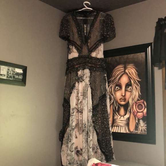 NWT!! ZARA Combined Lace Dress Limited Edition NWT RARE!!! Edwardian era style - Picture 2 of 16